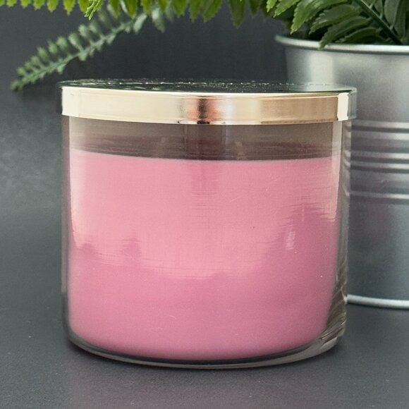 BBW Black Cherry Merlot Bath & Body Works 3 Wick Candle - Picture 2 of 10